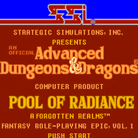 Advanced Dungeons & Dragons - Pool of Radiance Title Screen